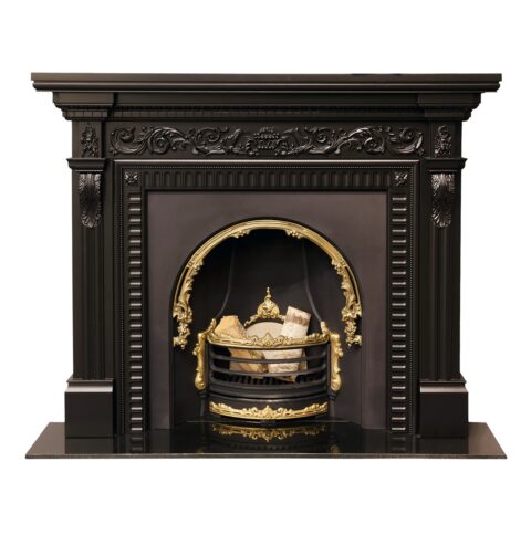 Black Fireplace