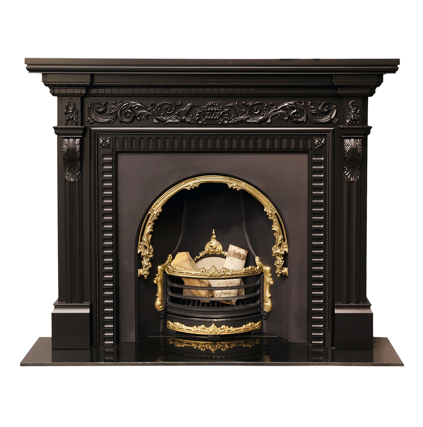 Black Fireplace